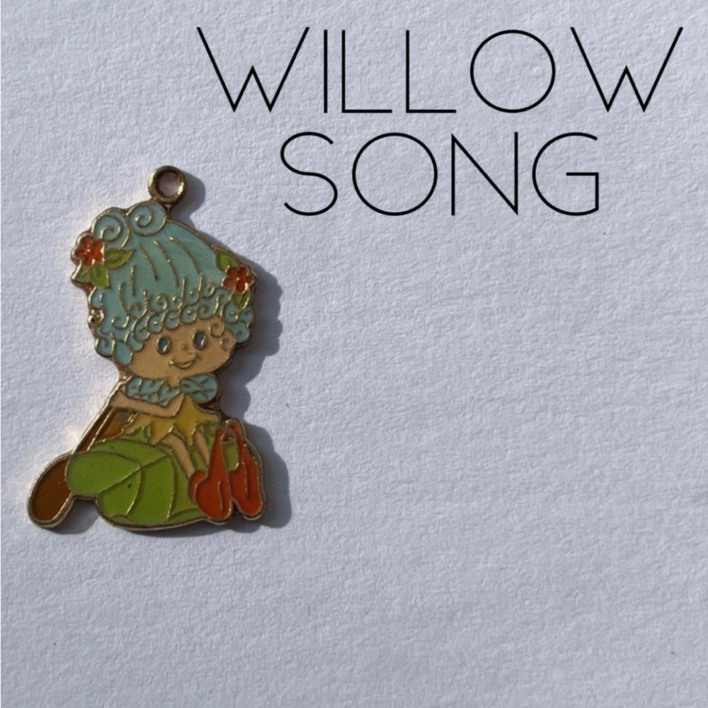 Vintage Mattel Herself the Elf Charm, Willow Song Blue Hair Friendship Magic 80s